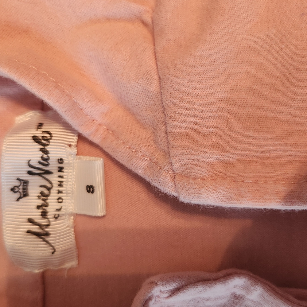 Light Pink Ruffle Sleeve Cardigan - Picture 3 of 3